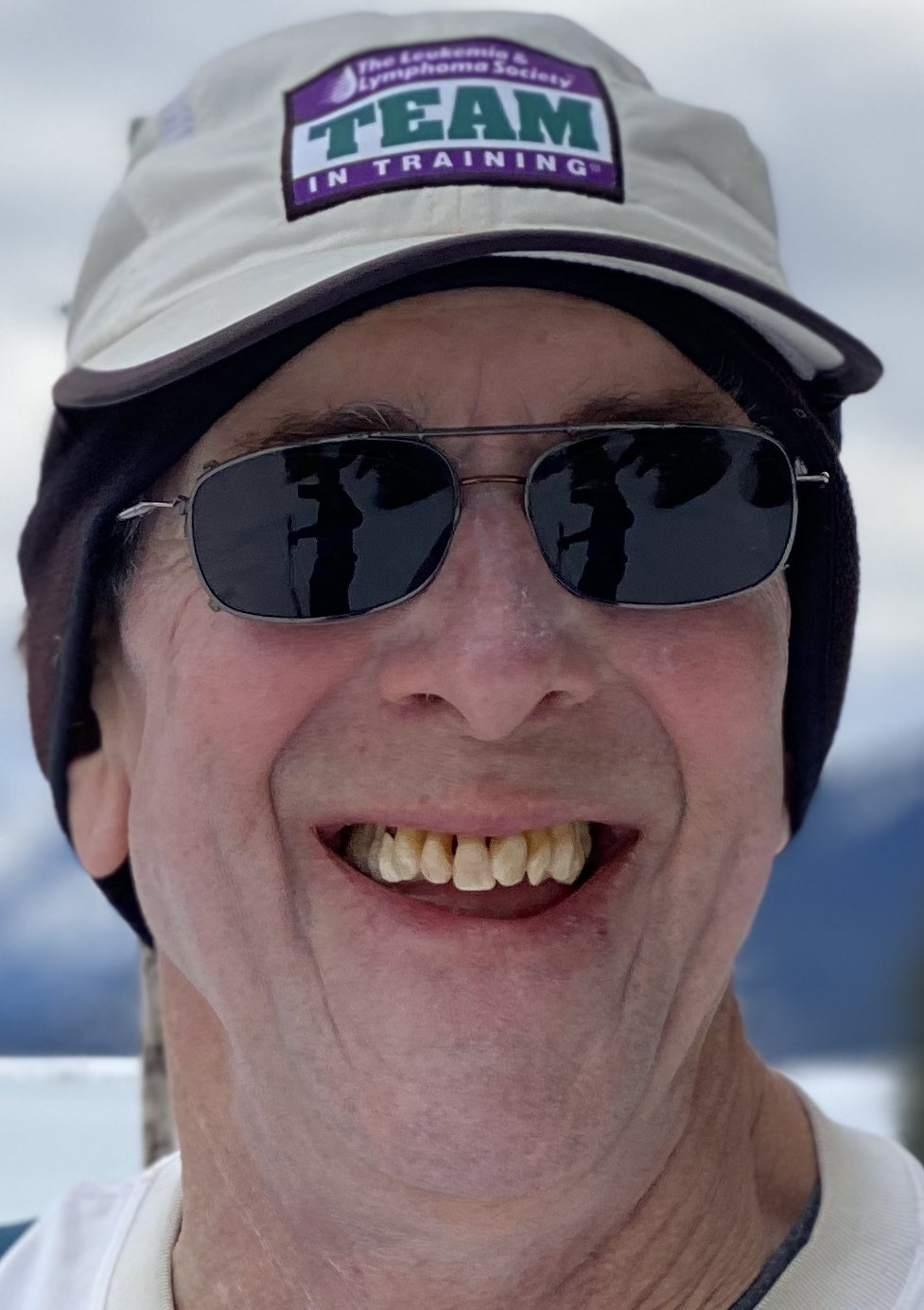 Ron Lichty on the P2C trail at the avalanche sign, Snoqualmie Pass